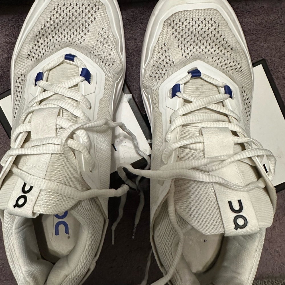 On Running Women's White Athletic Shoes